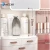 Import RECHI Dust-Proof Cosmetics Lipstick Organizer Box Makeup Skincare Perfume Storage Bin For Jewelry With Led Mirror &amp; Drawers from China