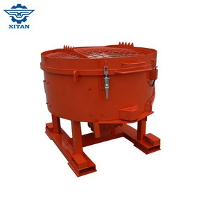 refractory 500 liter concrete mixer for site operation