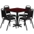 Import Restaurant round tables and chairs from China