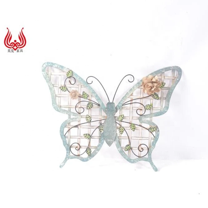 Retro Metal Butterfly Wall Art Decor Bedroom Living Room Home Wall Decoration