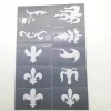 Reusable Face Paint Stencils For kids Christmas tattoo