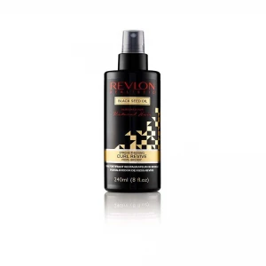 Revlon Realistic Naturally Strong Strengthening Curl Revive Black Seed Oil Curl Revive Spray 8 Oz.