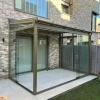 RG120 Sun Room Outdoor Villa Garden Modern designs Aluminum Alloy Double Tempered Glass house sunroom