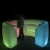 Import rgb color changing led light up beach event club round portable bar counter set illuminated outdoor furniture from China