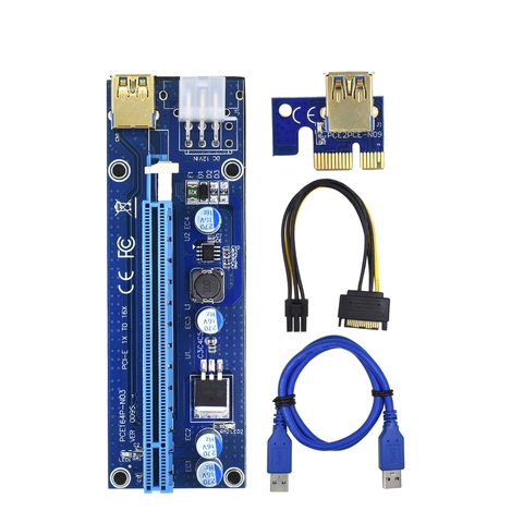 Buy Risers Ver 009s Pci-e 1x To 16x Riser Card Extender Pci Express ...