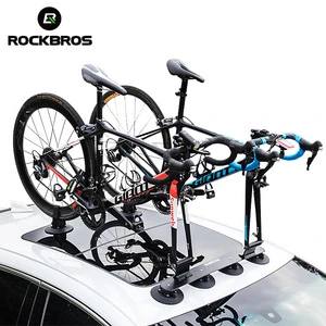 ROCKBROS Storage Bag for Bike Carrier Aluminum Car Roof Bicycle Suction Cup Rack with PVC Package