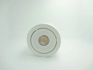 Round 7W COB LED ceiling light/Outdoor rotatable 7W LED ceiling fixture/Surface mounted LED down light (C3A0100)
