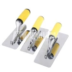 round corner trowel SB-405B6 wall paint tools with rubber handle for putty plaster stucco stainless steel trowel