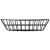 Import Round Metal Wire Fruit Basket with Handle Decorative Storage Display Basket Fruit Bowl Kitchen Countertop Food Storage from China