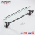 Import Royal Bathroom Wall mounted Antique Black Single Tier Towel Glass Wall Shelf with Towel Bar from China
