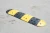 Import rubber hump 350*500*50mm road bump used for road safety rubber ramp with reflective from China