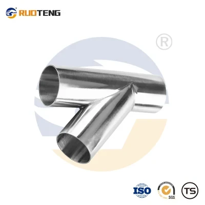 Buy [ruoteng] Ss304 Ss316l Sanitary Stainless Steel Tee Welded Y Type ...