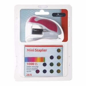 Sages High Quality Office&School Products Stationery Set Promotional Mini Stapler Set with 1000 staples