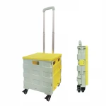 Sale Garden Trolley Handle Plastic Heavy Duty Fruit Home Shopping Grocery Cart