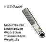 salon profession use New antistatic Y16 crystal collectors edition cutting comb hair comb  (2)