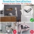 Import SanLead Self-Adhesive Coat Hooks Wall Hanger with Brushed Stainless Steel Stick on Bathroom Shower Kitchen Door Ideal for Robes from China