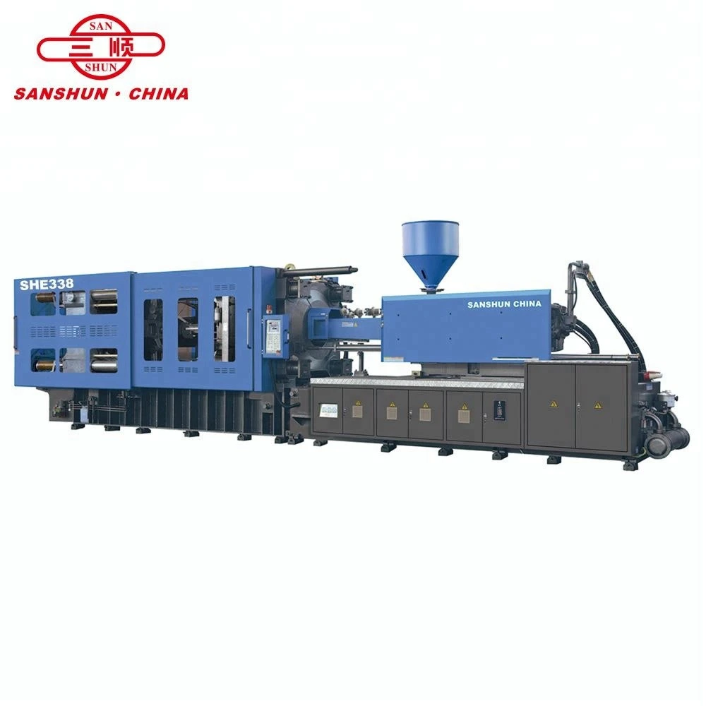 Sanshun China 338Ton Fixed Pump China Injection Molding Machine Moulding Disposable Plastic Food Container Machine