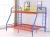 Import School furniture 2 tires double decker steel metal bunk bed from China