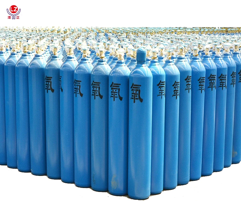 Seamless Steel  cylinder with oxygen gas empty price oxygen cylinder with 37Mn