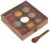 Import Sheesham Wood Spice Box Container - Spice Masala Box Holder with spoon from India