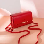 Shoulder Bags Card Pouch phone bag leather Handbag Case with Long Shoulder Strap