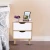 Import Side End Table Nightstand with 2 Drawers Storage Mid-Century Accent Wood Furniture, Dormitory Bedroom Assembly Bedside Cabinet from China