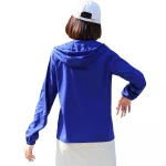 Sidiou Group High Quality Womens Sun Protection UPF 50+ UV Outdoor Jacket Hooded Long Sleeve T-Shirt for Running Hiking Fishing