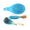 Silicone Spoon Rest Heat Resistant Kitchen Utensil Spatula Holder Cooking Tool