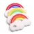 Import Silicone Teether rainbow Sensory Toy New Born Baby Toy Accessories Care Nursing Baby Teether from China