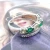 Import silver rings jewelry crystal ring rhodium plating  gemstone rings from China
