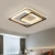 Import Simple Square LED Pendant Lamp Living Room Modern IP44 LED Ceiling Chandelier Lights from China