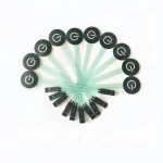 single diameter 19mm one key keypad with 3M adhesive membrane panel keyboard membrane switch