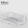 single tier dish rack  metal kitchen dish drying rack with storage holders for kitchen