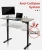 Import sit stand up computer home height adjustable Electric standing desk 55 x 28 Inch from China