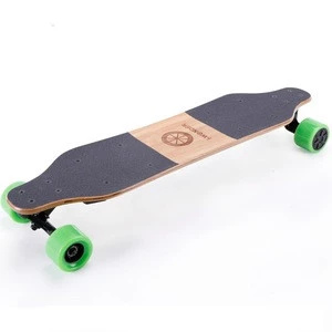 SK-E2D I-Wonder Led light custom electric skateboard dual hub motors in-wheel electric longboard boosted board