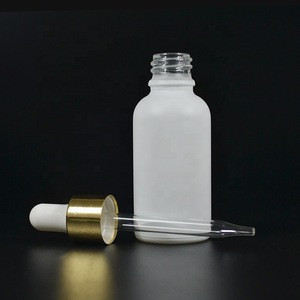 Download Skin Care Massage Oil 15ml 20ml 30ml 50ml 100ml Matte Frosted White Glass Dropper Bottle With Gold Dripper Top Wholesales From China Tradewheel Com
