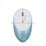 Slim 2.4G Rechargeable mute silent click optical wireless mouse
