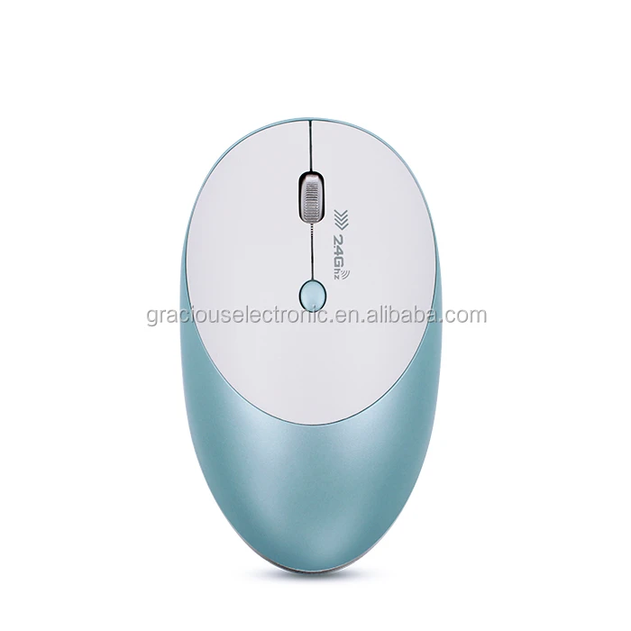Slim 2.4G Rechargeable mute silent click optical wireless mouse