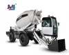small 3.0m3 self loading sand cement concrete mixer truck