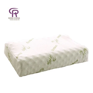 Soft and Comfortable 100% Natural Bamboo Fabrics Cover Latex Bamboo Pillow