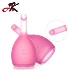 Soft and Safe Female Menstruation Feminine Hygiene 100% Medical Grade Silicone Reusable Lady Menstrual Cup for Ladies