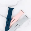Soft Silicone Watch Band Compatible with Apple iWatch 38MM 40MM 42MM 44MM Sizes - 39 Colors