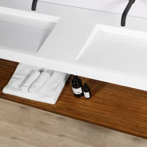 Solid Surface Sink Customized design CUPC basin bathroom furniture cabinet