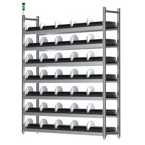 Sophia programmable pick to light and light guided metal rack shelf for SMT
