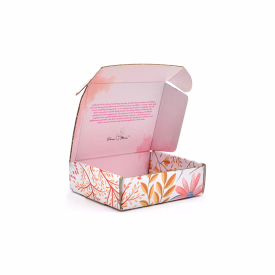 Luxury Custom Logo Eco Friendly Colored Small Cardboard Corrugated Shipping Boxes Mailer Boxes