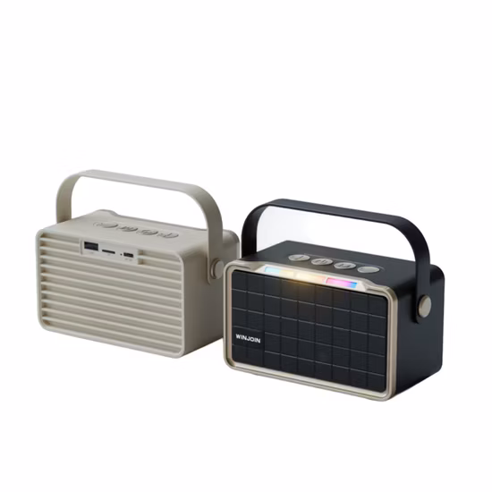 New Bluetooth Speaker Retro Mini Portable Karaoke Speaker