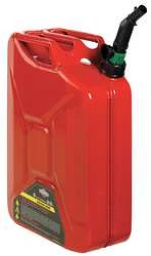 Spill Proof Gas Can 5 Gal. Red Steel