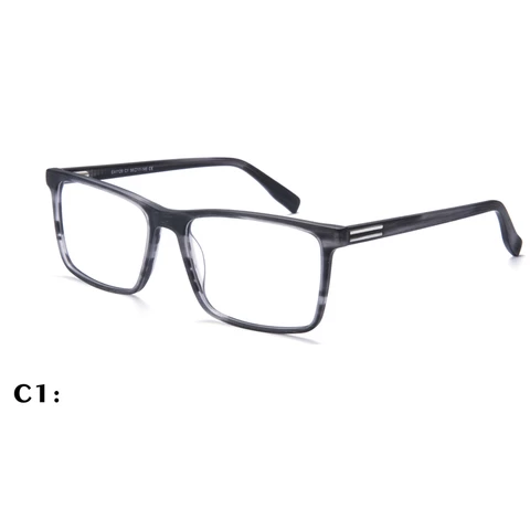 Square Cellulose Acetate Eyeglasses Frames Colorful Optical Glasses