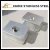 Import ss 304 glass holder,glass clamp, glass holding clips from China