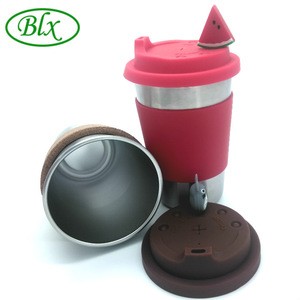 Stainless Steel Children Drink Cups with Straw